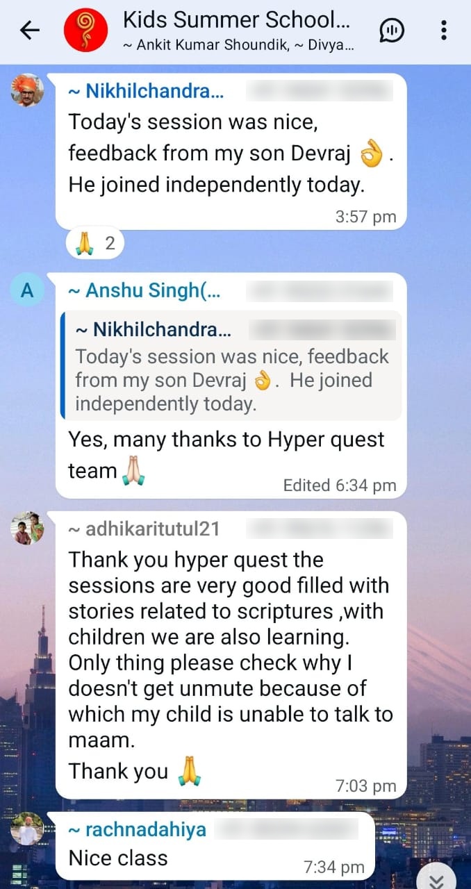 Parent testimonial 10
