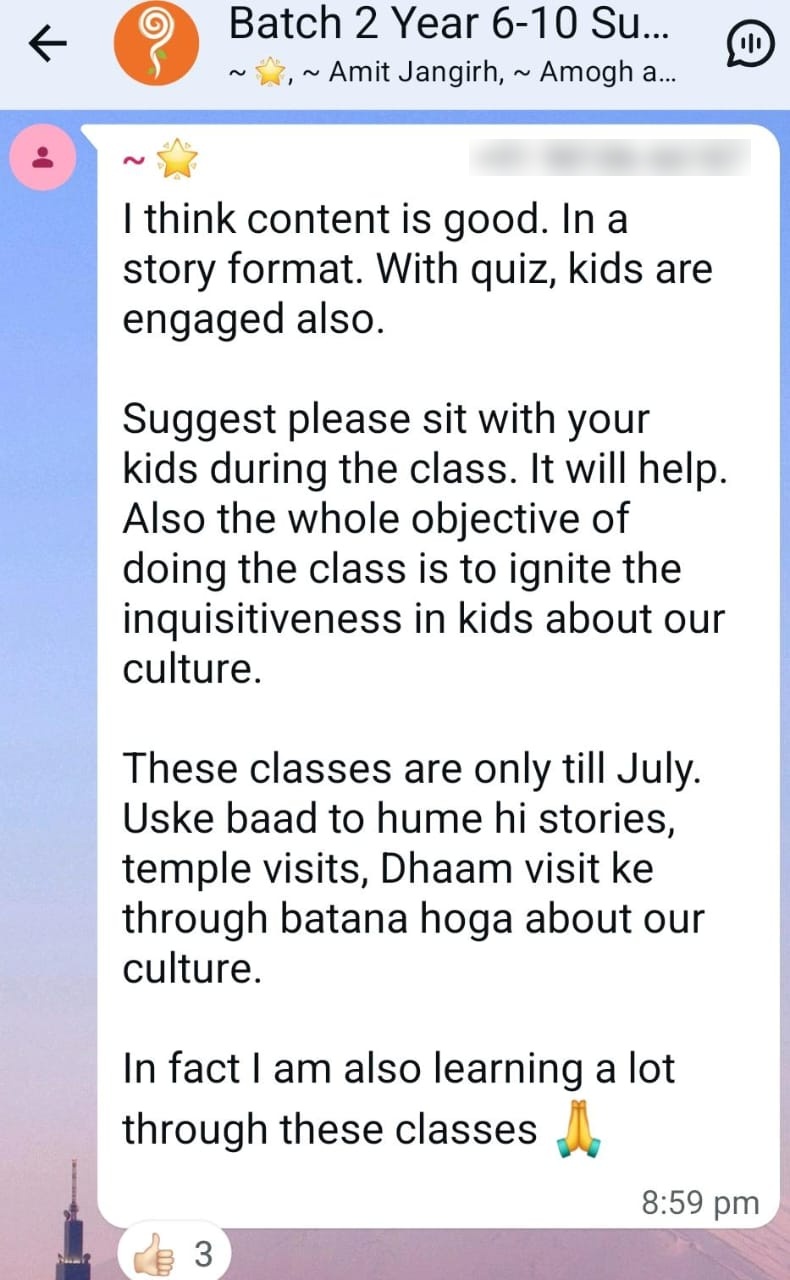 Parent testimonial 14