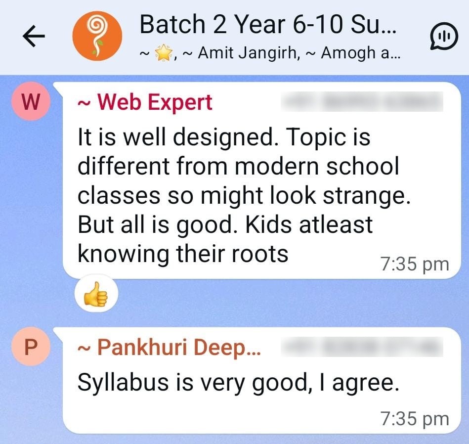 Parent testimonial 9